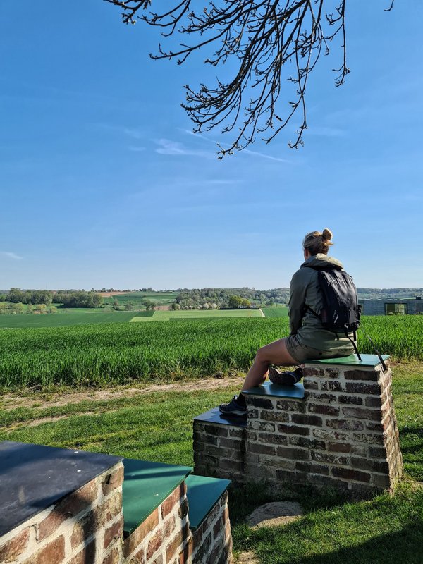 Tweesprong in Maarkedal op de Z+ wandelroute